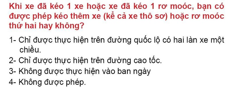 Nội dung câu hỏi thi bằng lái xe số 44