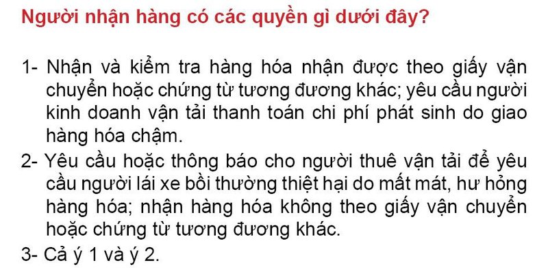 Nội dung câu hỏi thi bằng lái xe số 181