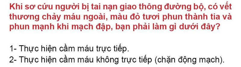 Nội dung câu hỏi thi bằng lái xe số 200