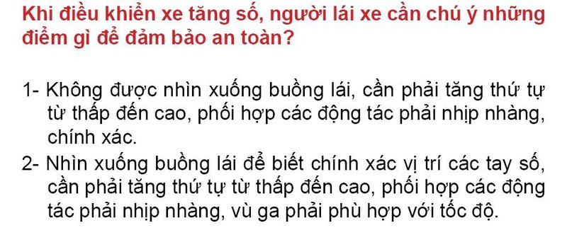 Nội dung câu hỏi thi bằng lái xe số 229
