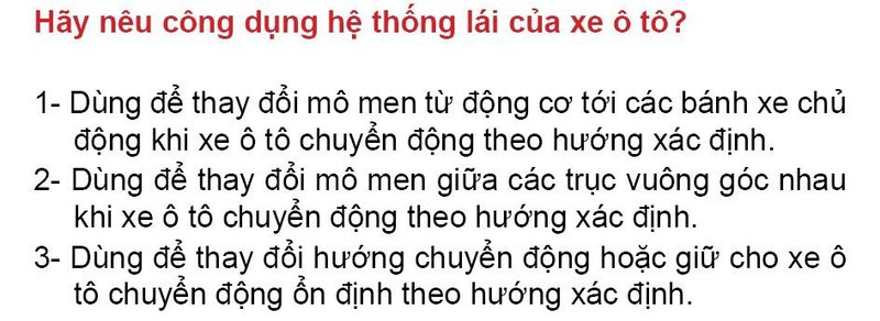 Nội dung câu hỏi thi bằng lái xe số 289