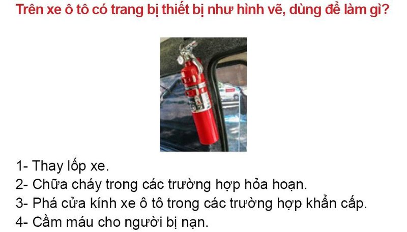 Nội dung câu hỏi thi bằng lái xe số 304