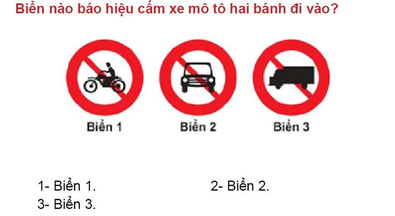 Nội dung câu hỏi thi bằng lái xe số 310