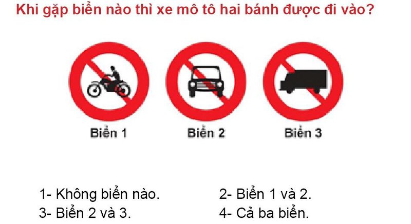 Nội dung câu hỏi thi bằng lái xe số 311