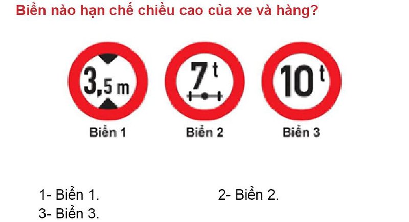 Nội dung câu hỏi thi bằng lái xe số 341