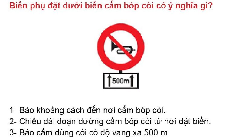 Nội dung câu hỏi thi bằng lái xe số 351