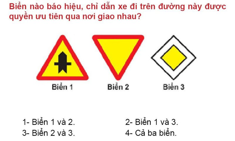 Nội dung câu hỏi thi bằng lái xe số 385
