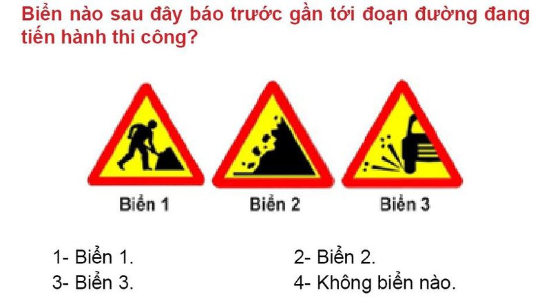 Nội dung câu hỏi thi bằng lái xe số 412