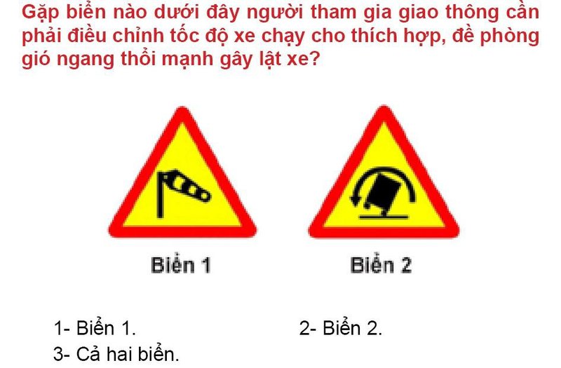Nội dung câu hỏi thi bằng lái xe số 418