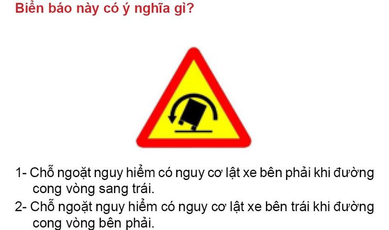 Nội dung câu hỏi thi bằng lái xe số 421