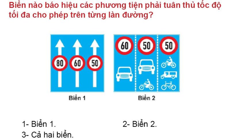 Nội dung câu hỏi thi bằng lái xe số 431