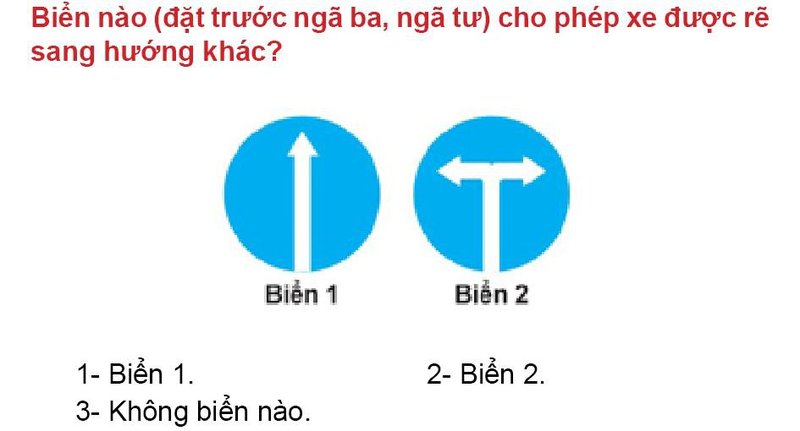 Nội dung câu hỏi thi bằng lái xe số 436