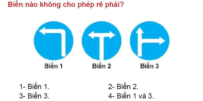 Nội dung câu hỏi thi bằng lái xe số 445