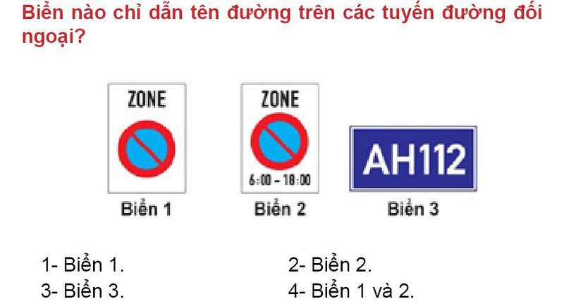 Nội dung câu hỏi thi bằng lái xe số 448