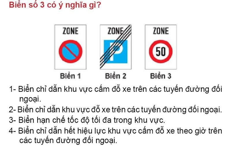 Nội dung câu hỏi thi bằng lái xe số 450