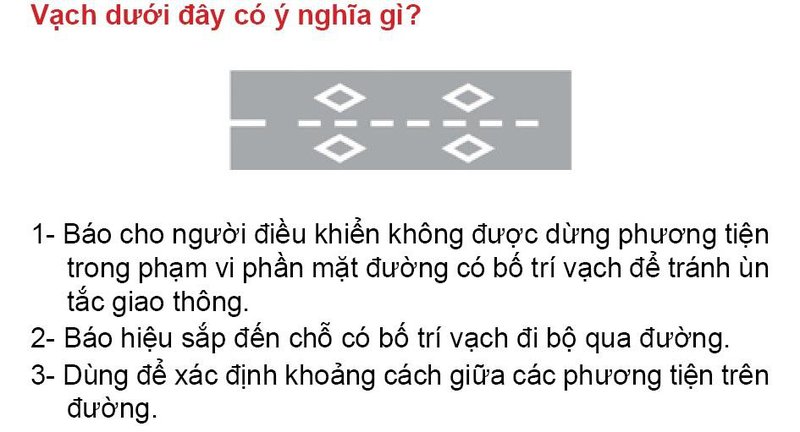 Nội dung câu hỏi thi bằng lái xe số 485