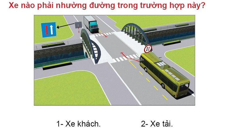 Nội dung câu hỏi thi bằng lái xe số 516