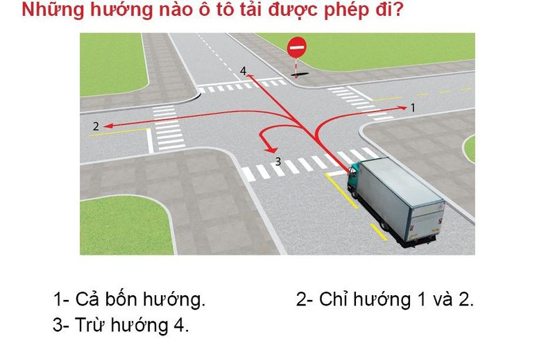 Nội dung câu hỏi thi bằng lái xe số 535