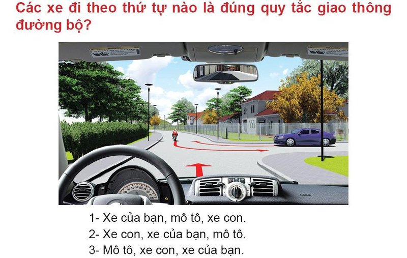Nội dung câu hỏi thi bằng lái xe số 568