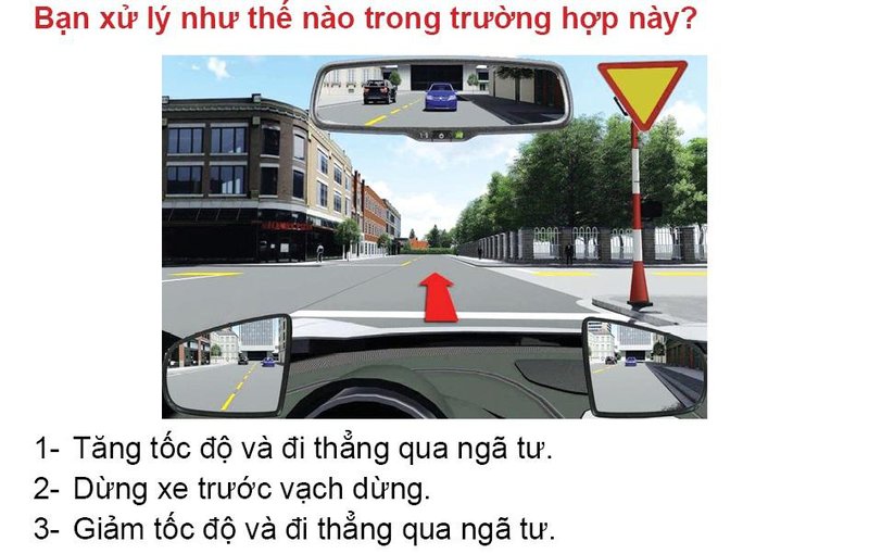 Nội dung câu hỏi thi bằng lái xe số 582